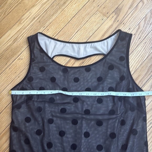 BETSEY JOHNSON Elegant Black Polka Dot Dress size 14 - Picture 3 of 7